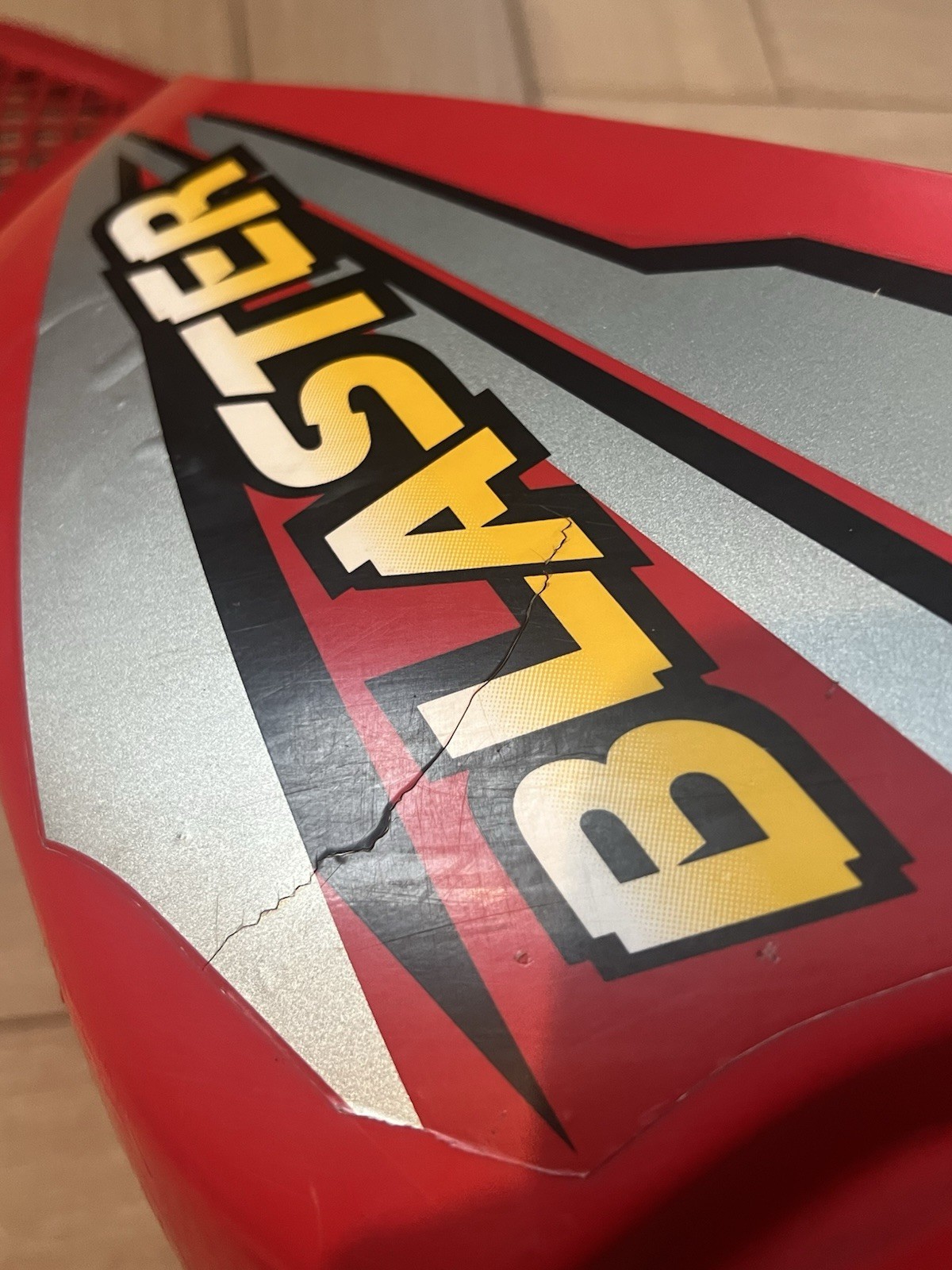 Yamaha Blaster 200 1988-2002 Gas Tank Plastic And Front Plastic Used Oem RED