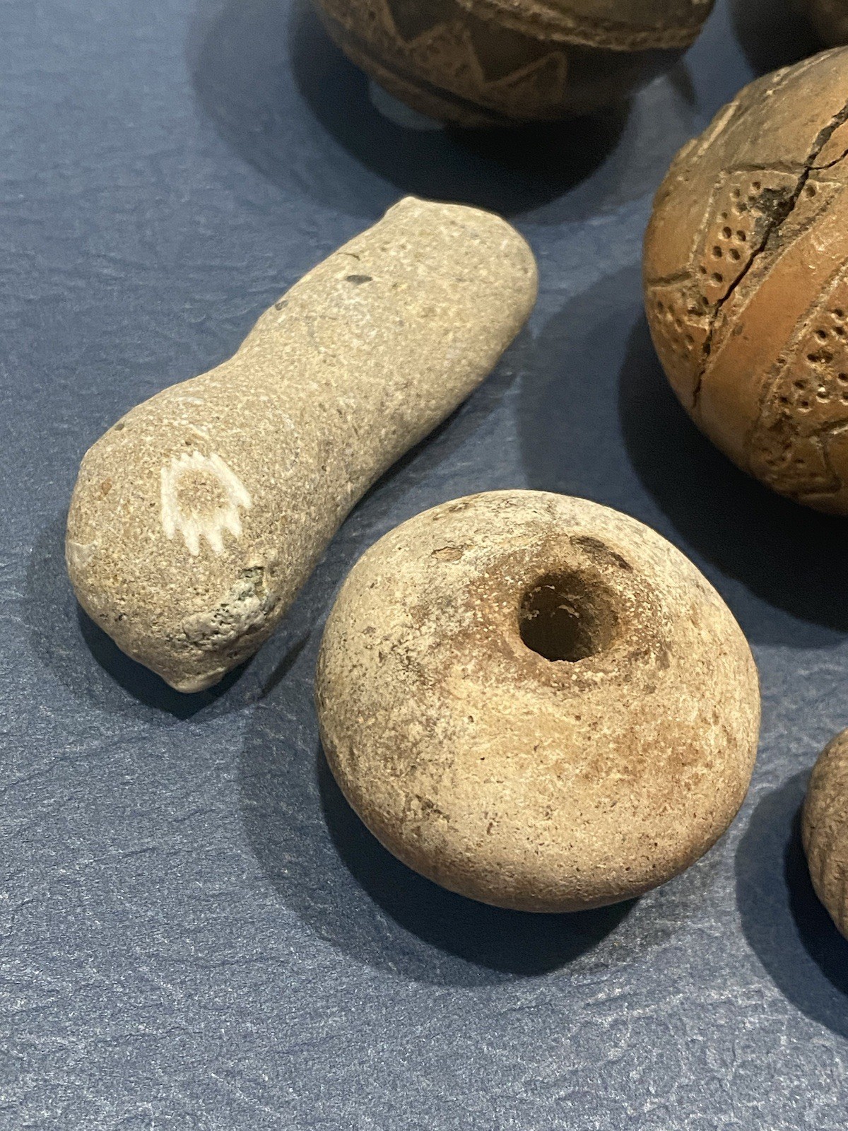 Pre-Columbian Aztec Pottery Spindle Whorl Collection