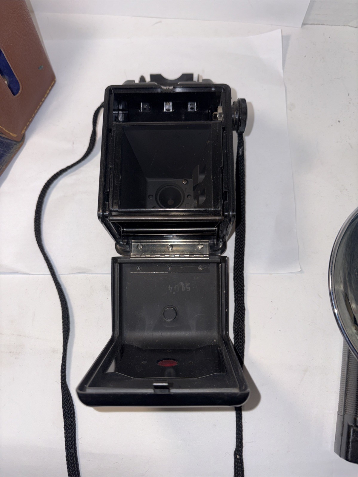 Argus Argoflex Camera Seventy Five 75 mm Camera w/Flashholder And Case Untested