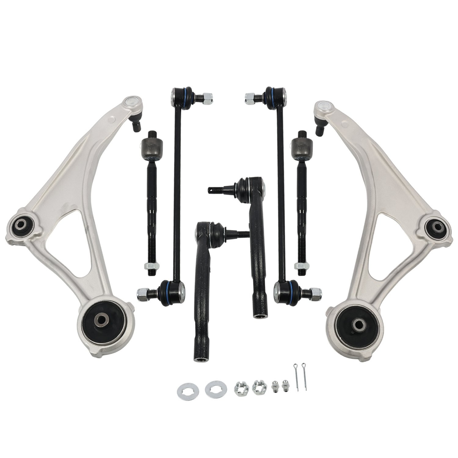 Front Lower Control Arms Sway Bar Tie Rod End For 2015-2019 NISSAN ALTIMA MAXIMA