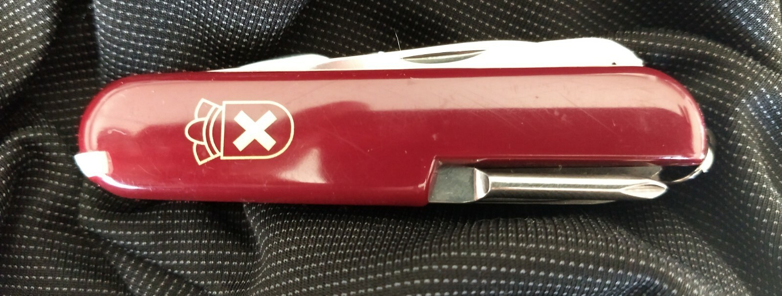 Rite-Edge Red Swiss Scout Camping Pocket Knife Multi Tool-Same Day Shipping!