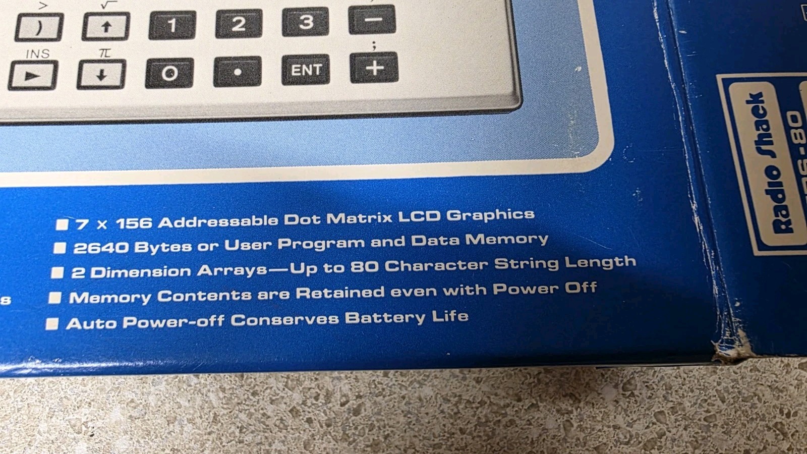 Radio Shack TRS-80 Pocket Computer PC-2 Japan Box Tested 26-3601 Vtg