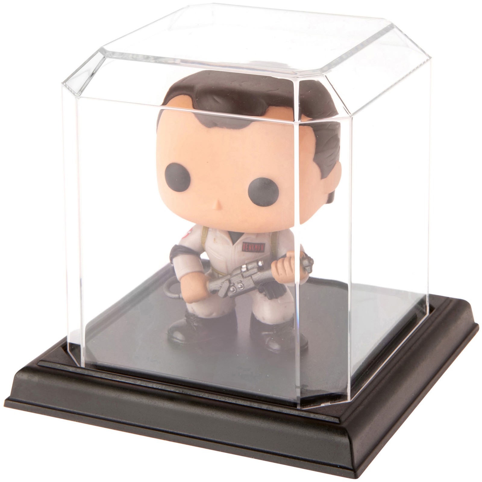 Pioneer Plastics Clear Softball Case w/ Base (UV Resistant), 4"W x 4"D x 4.125"H