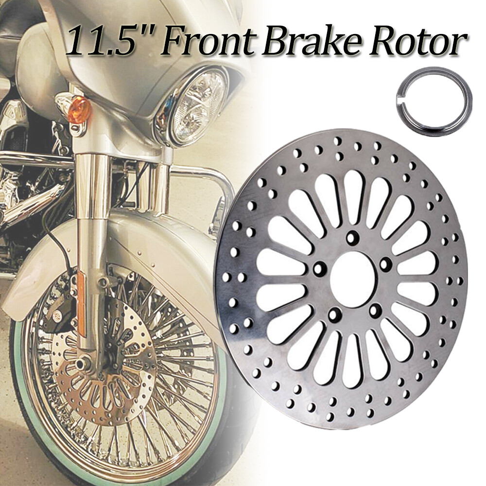 1Pair 11.5" Super Spoke Front Brake Rotors Disk Disc Fit For Harley Touring