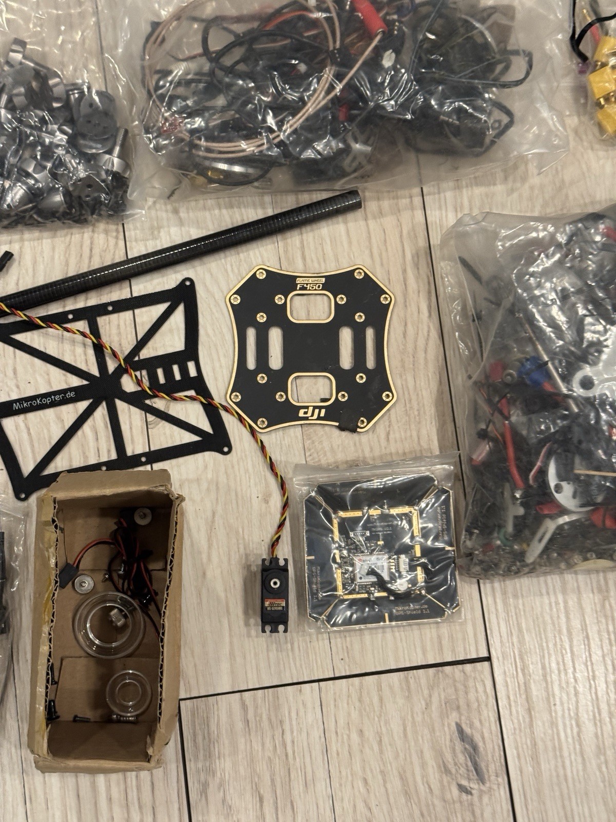 Massive Drone Builder Parts Lot MikroKopter Hitec Motors ESCs UAV