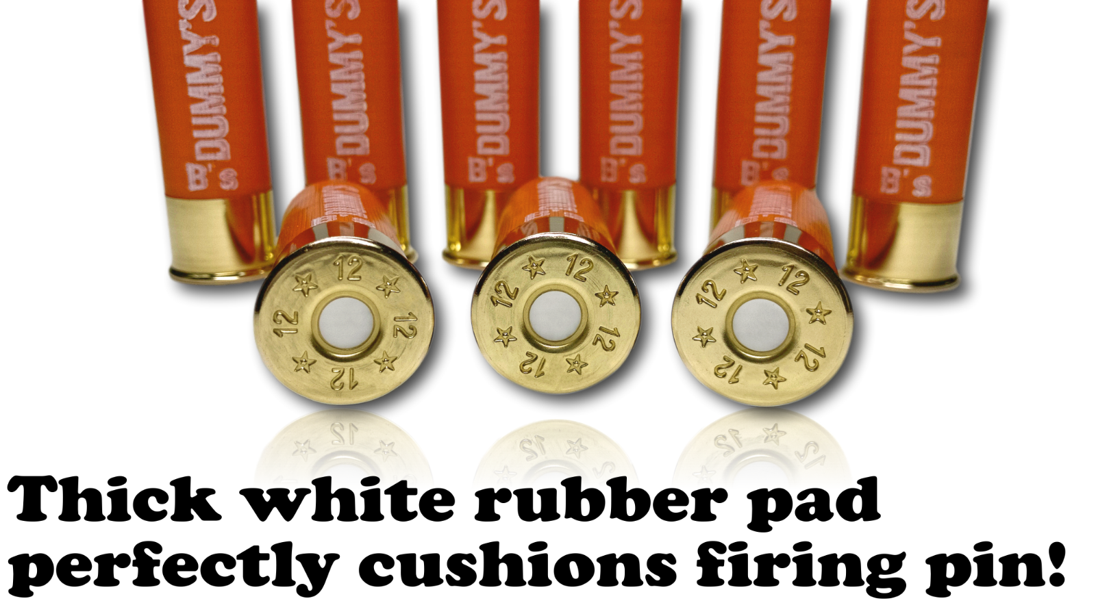 B's Dry Fire Snap Caps® 12 Gauge - Training Caps - 9 X Orange - 12 Ga
