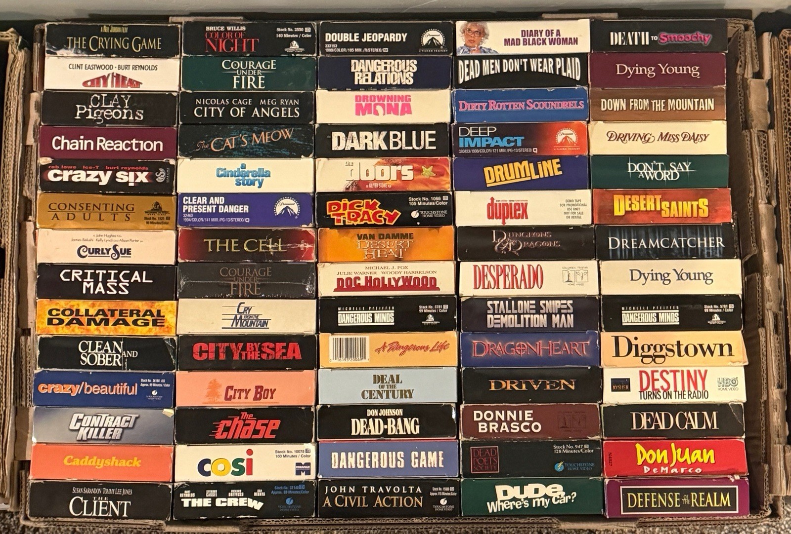 Pick 6 VHS Movies- Build Your Own Lot! Choose Titles- Buy More & Save- 90s Retro