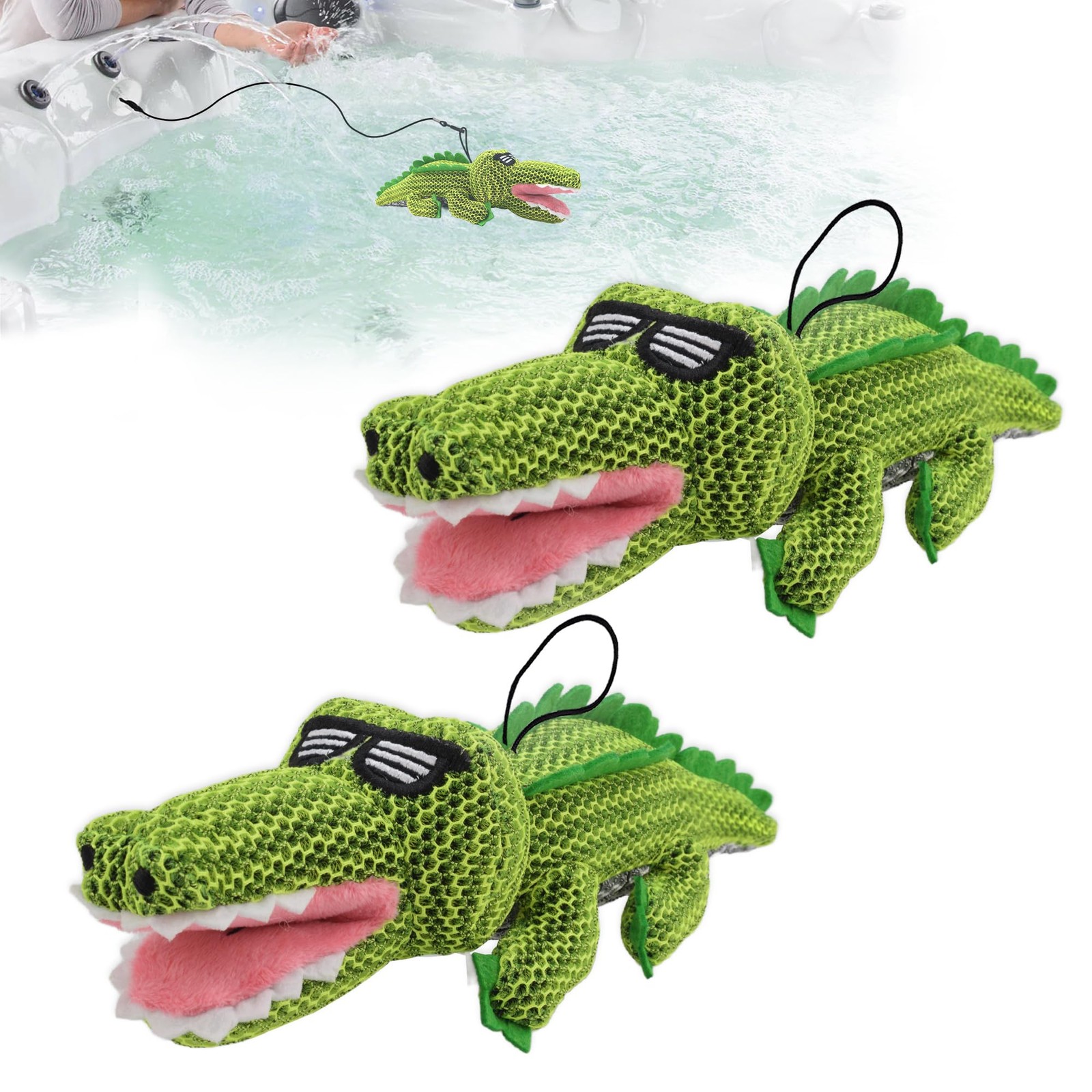 Hot Tub Scum Absorber Reusable Washable Sponge 2 Pack Accessories Crocodile Spa