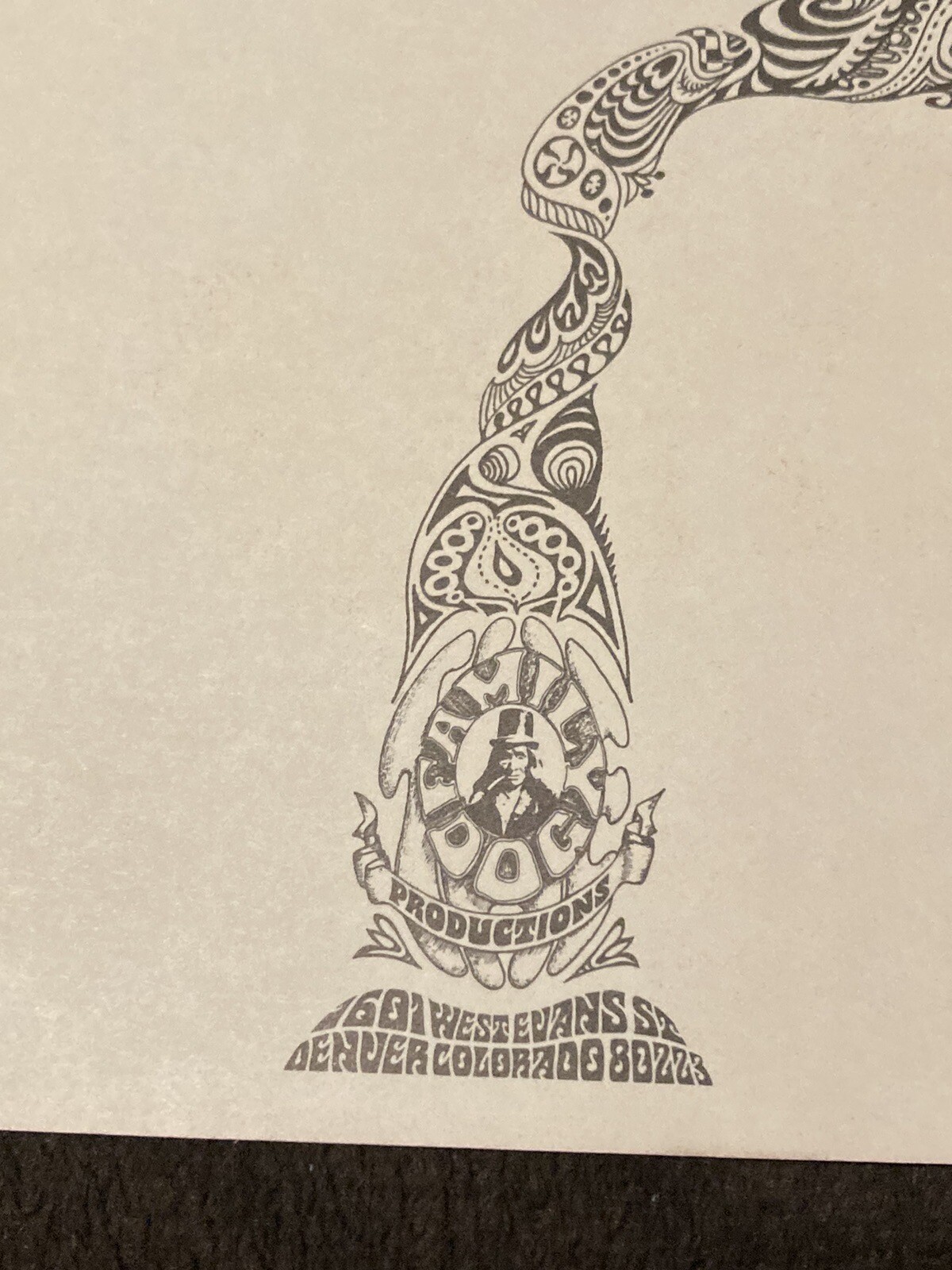 ALLMEN JOY CANNED HEAT 1967 DENVER COLORADO FAMILY DOG POSTCARD FDD-7 MInt - OP