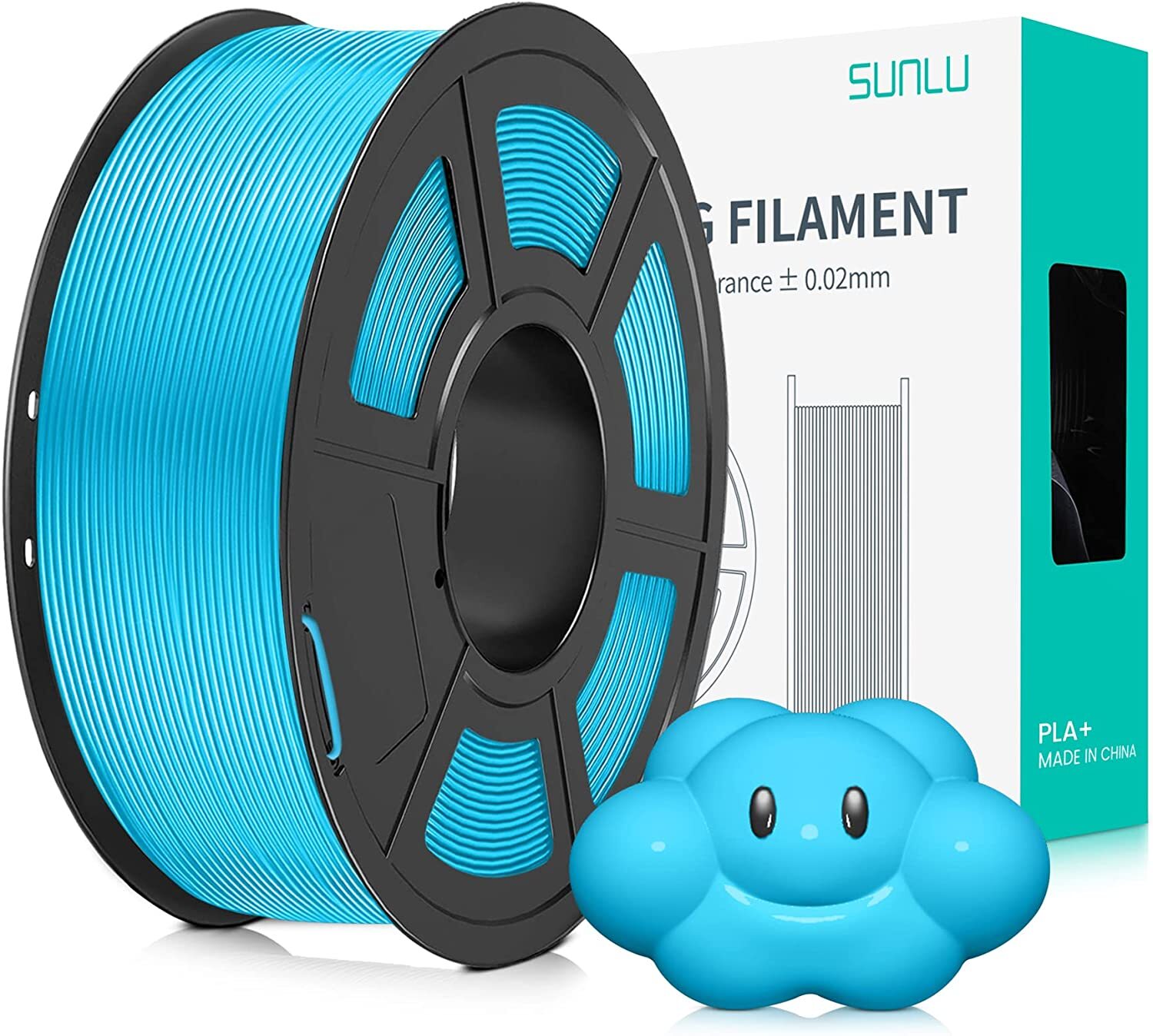 [BUY 4 GET 2 FREE,ADD 6 TO CART] SUNLU PLA META PLA+ PETG SILK ABS Filament 1KG