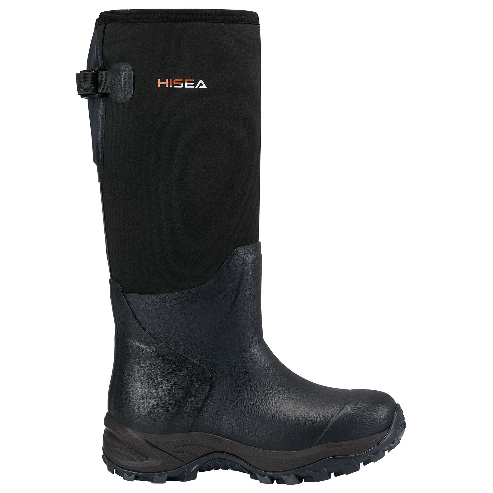 HISEA Men Hunting Boots Adjustable Rain Boot Waterproof Fishing Mud Working Boot