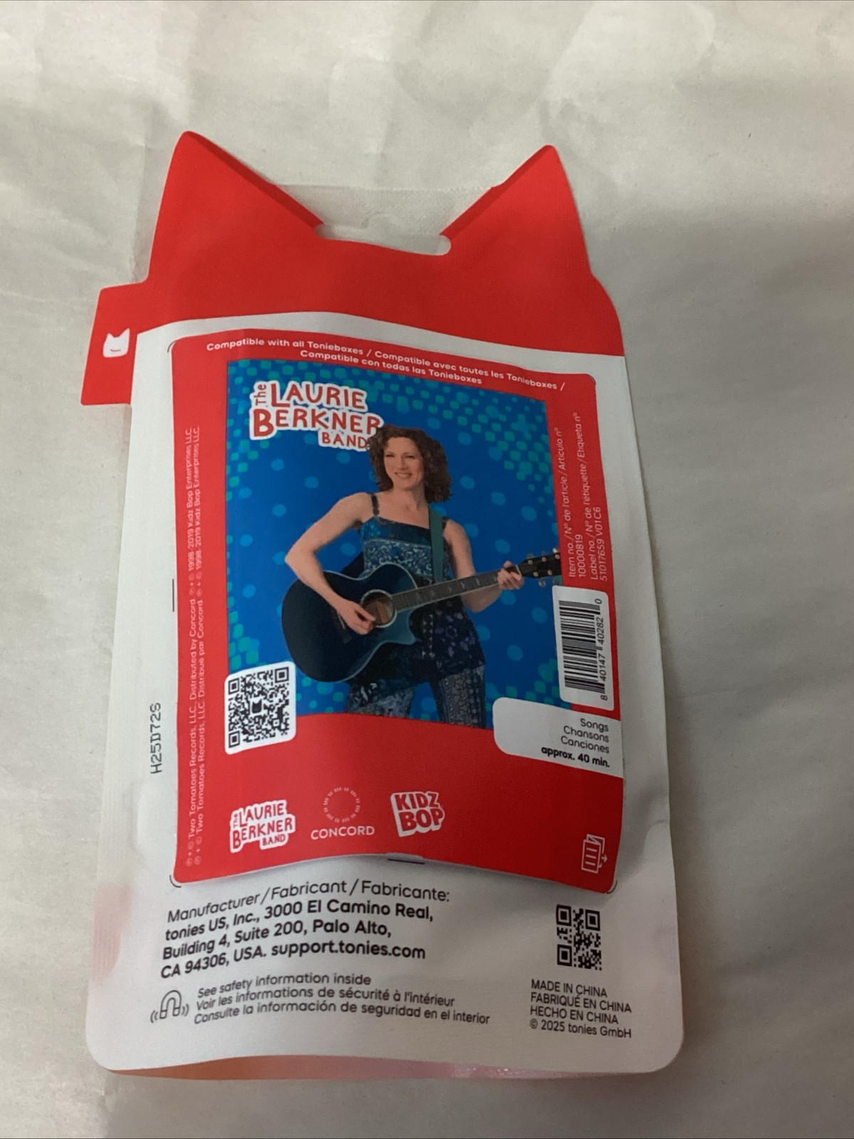 Tonies The Laurie Berkner Band Music Character Tonie USA Sealed Dinosaur NEW