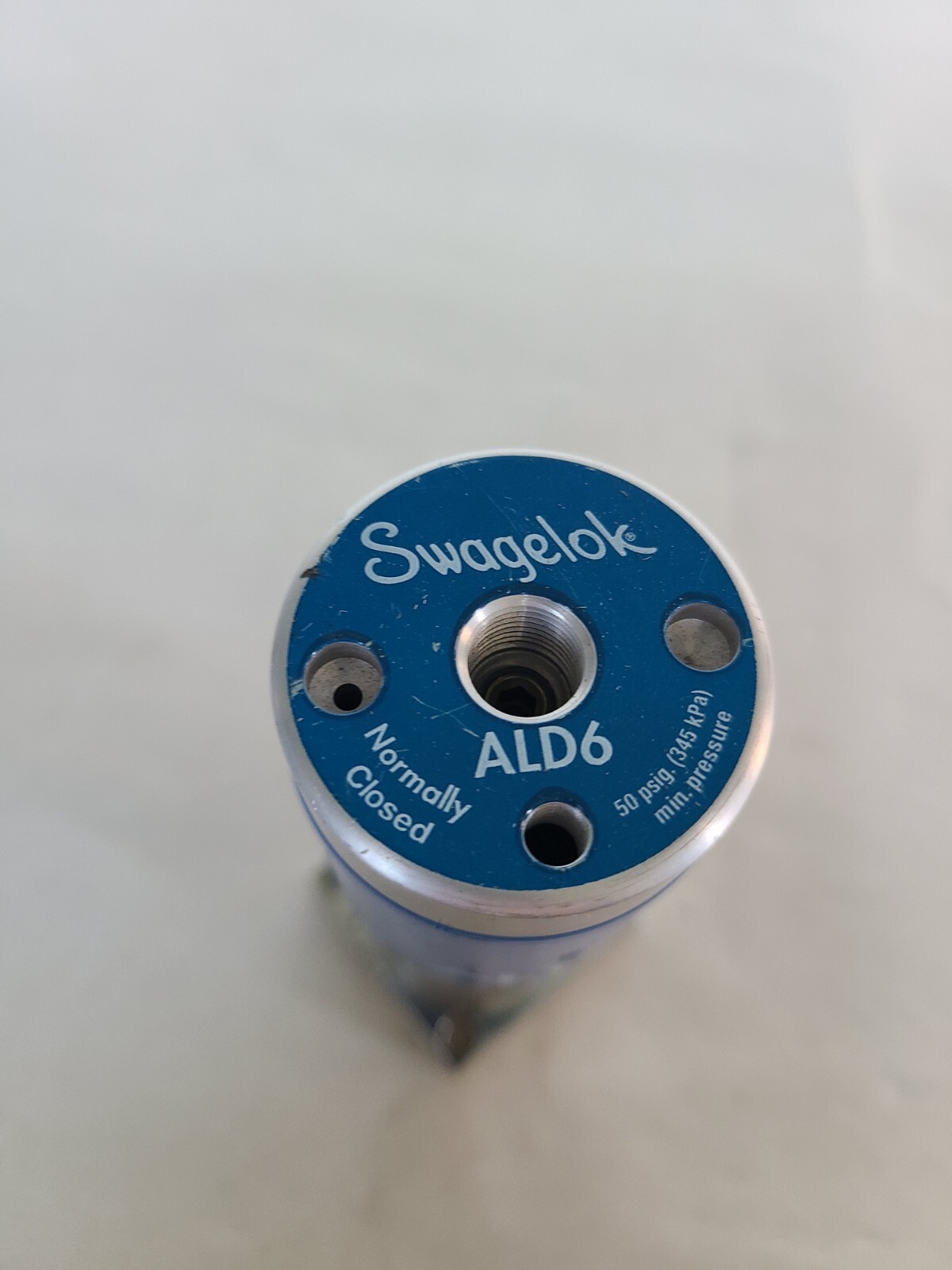 As-Is SWAGELOK ALD6 Diaphragm Valve 6LVV-MSM-ALD6T-HF2-P-C, 1 Piece