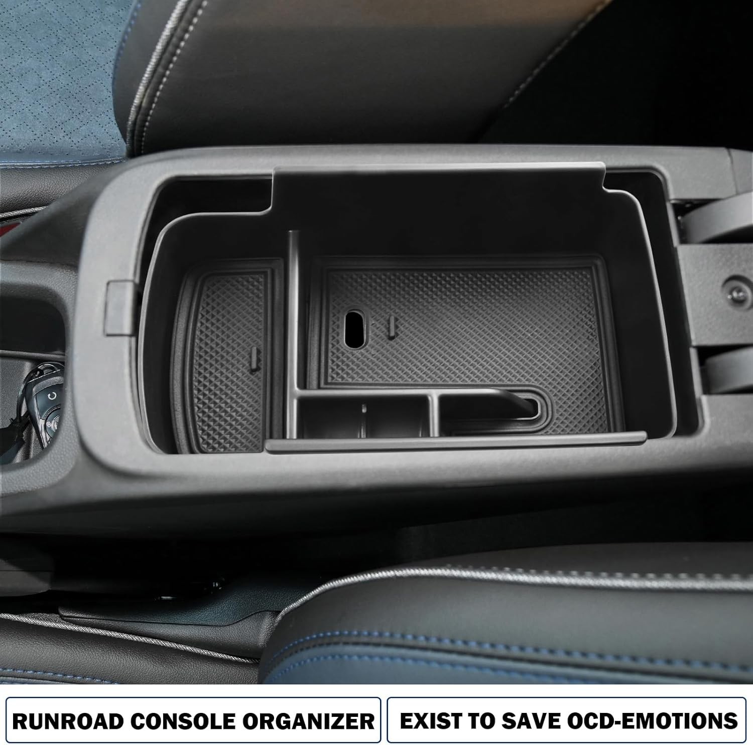 Car Armrest Storage Box Organizer Tray For 2024-2026 Chevy Trax Accessories