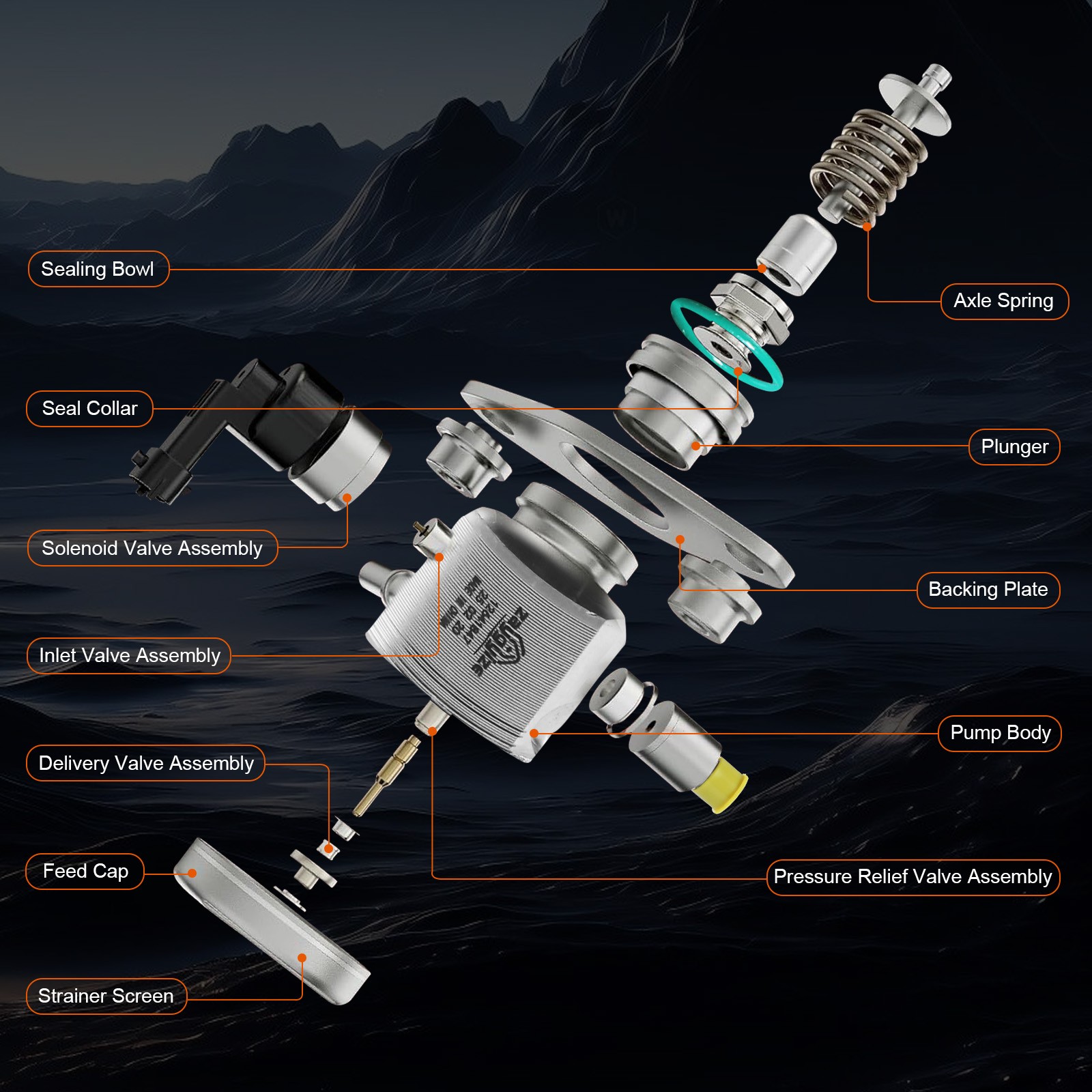 High Pressure Fuel Pump 12614934 12626234 For Buick Enclave Chevy Traverse 3.6L
