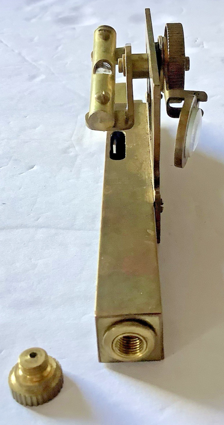 1900’s Antique CLINOMETER Surveyor Tool Brass Ross London