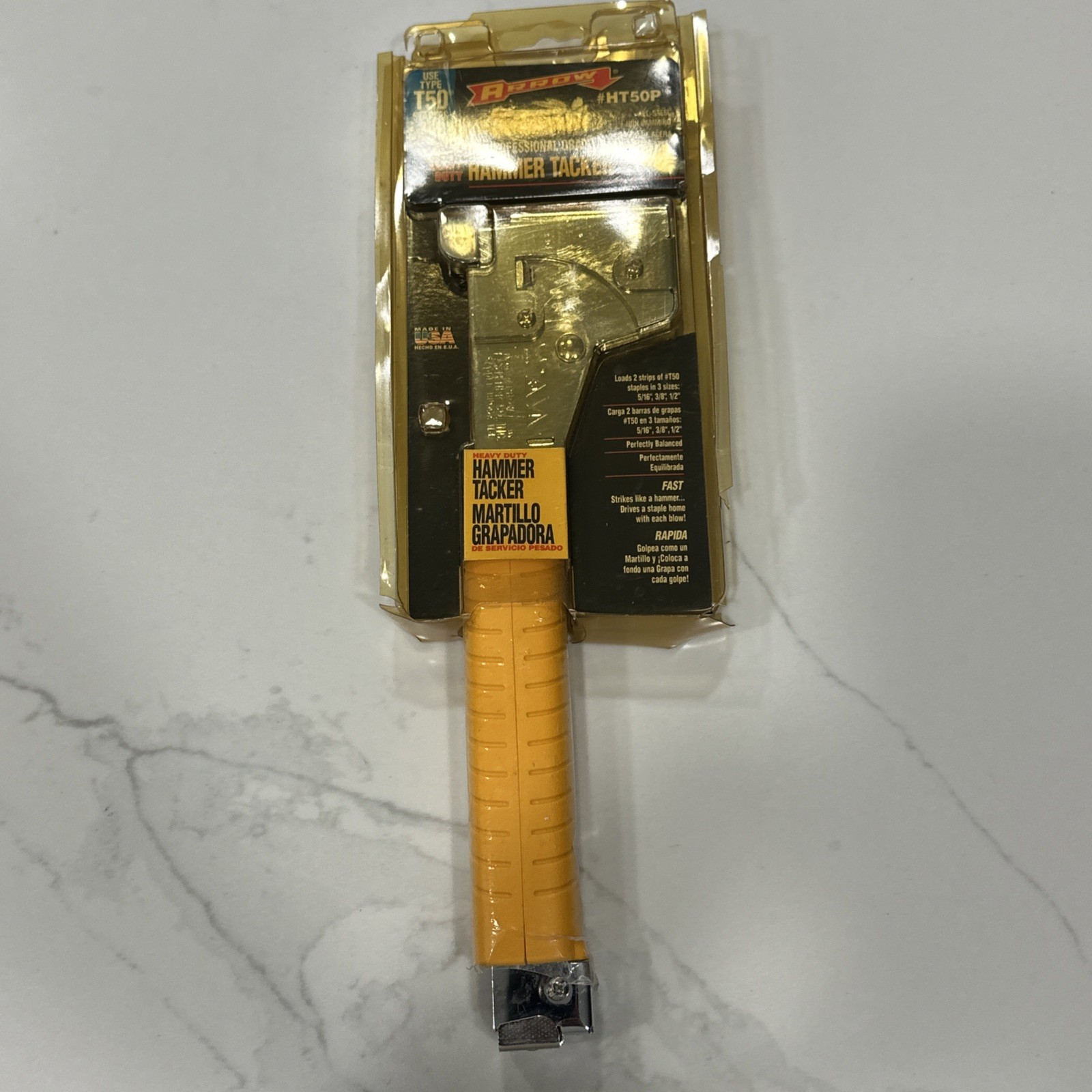 Arrow Fastener HT-50A/HT50P Heavy Duty Hammer Tacker Made In USA New