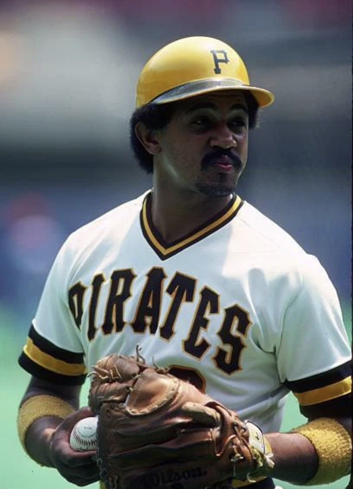 Game Used Auto Tony Peña 1982 Wilson Catchers Mitt Pittsburgh Pirates Photomatch