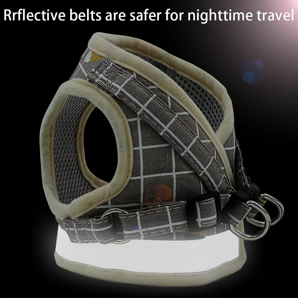 Mesh Padded Soft Puppy Pet Dog Harness Breathable Comfortable Colors XS S M L XL