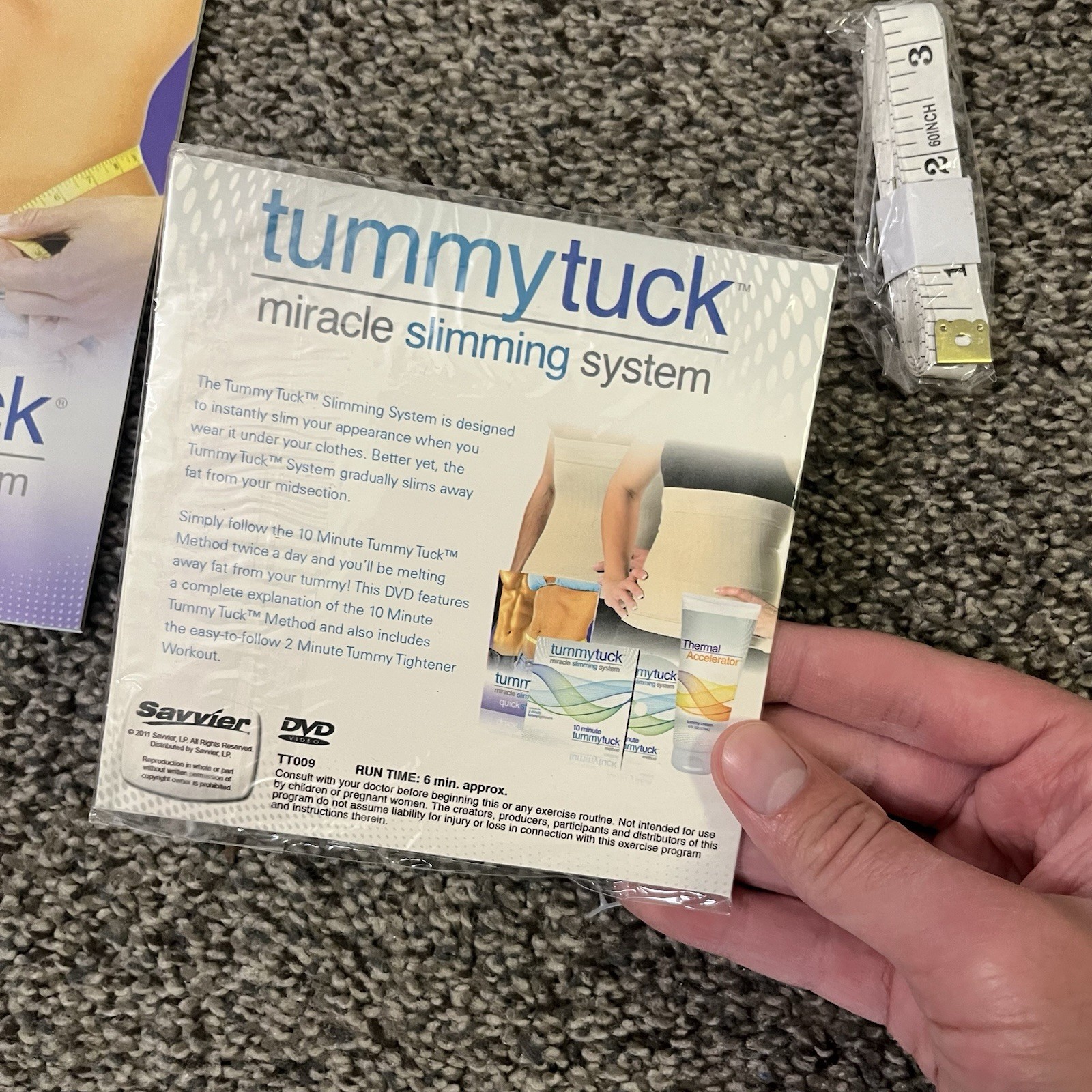 Tummy Tuck Miracle Slimming System Size 2 Belt-Start Guide & DVD NEW Sealed