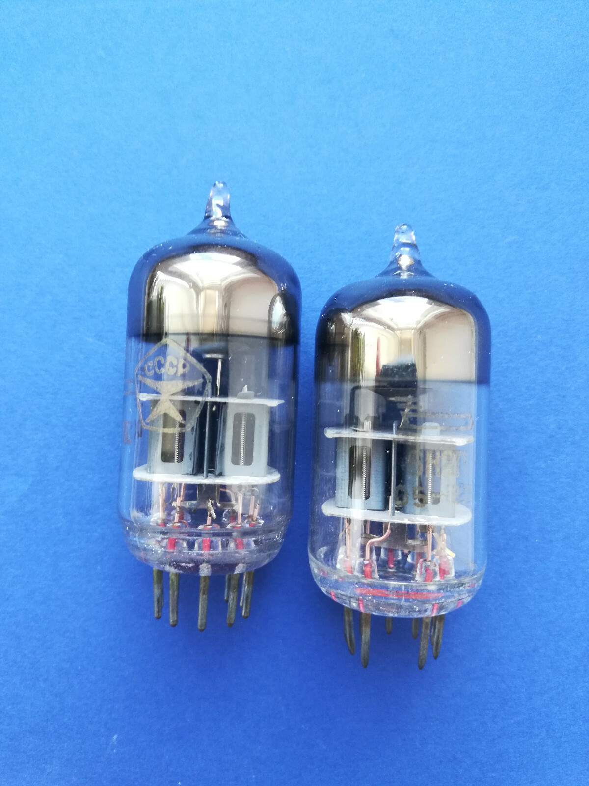 6N2P Hi-Fi TUBES GOLD GRID 2pcs NOS ~ ECC83 12AX7