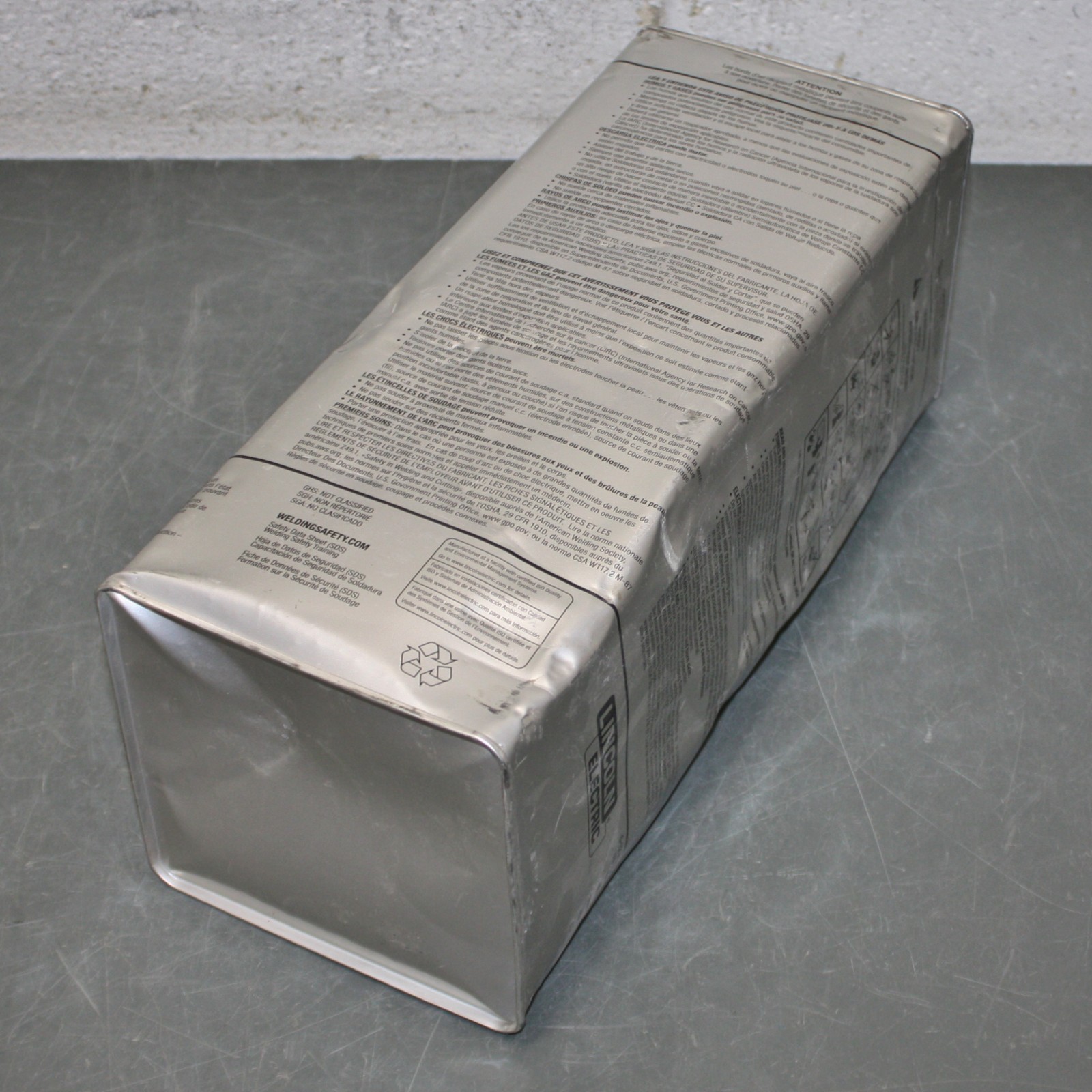 (50lbs) Lincoln Stick Electrodes Excalibur 7018 XMR, 1/8" x 14", Welding Rods