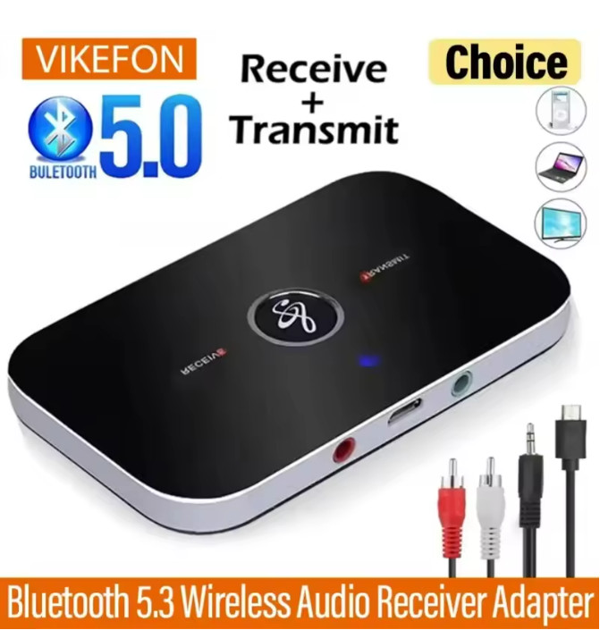 Bluetooth Transmitter & Receiver Wireless Adapter For Home stereos/speakers Lot