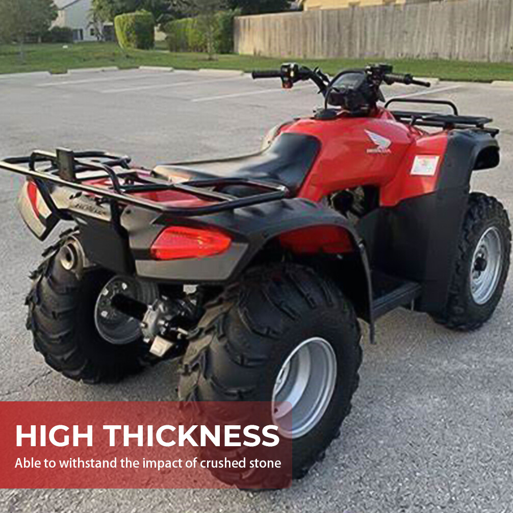 For Honda Rancher 350 400 Rear Splash Guard Kit Left & Right Mud Guard TRX350 40