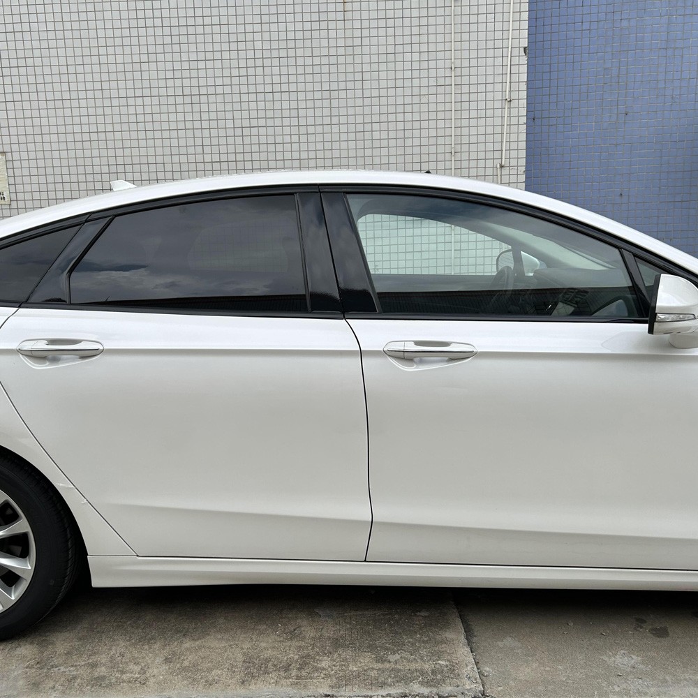 Glossy Black Chrome Delete Window Trims For Ford Fusion 2013-2020 Sedan