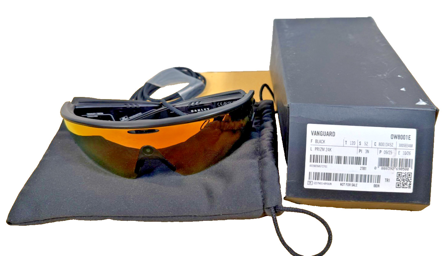 Oakley Meta Vanguard Black Prizm 24K 0W8001E (DEMO MODEL, SEE PHOTOS)