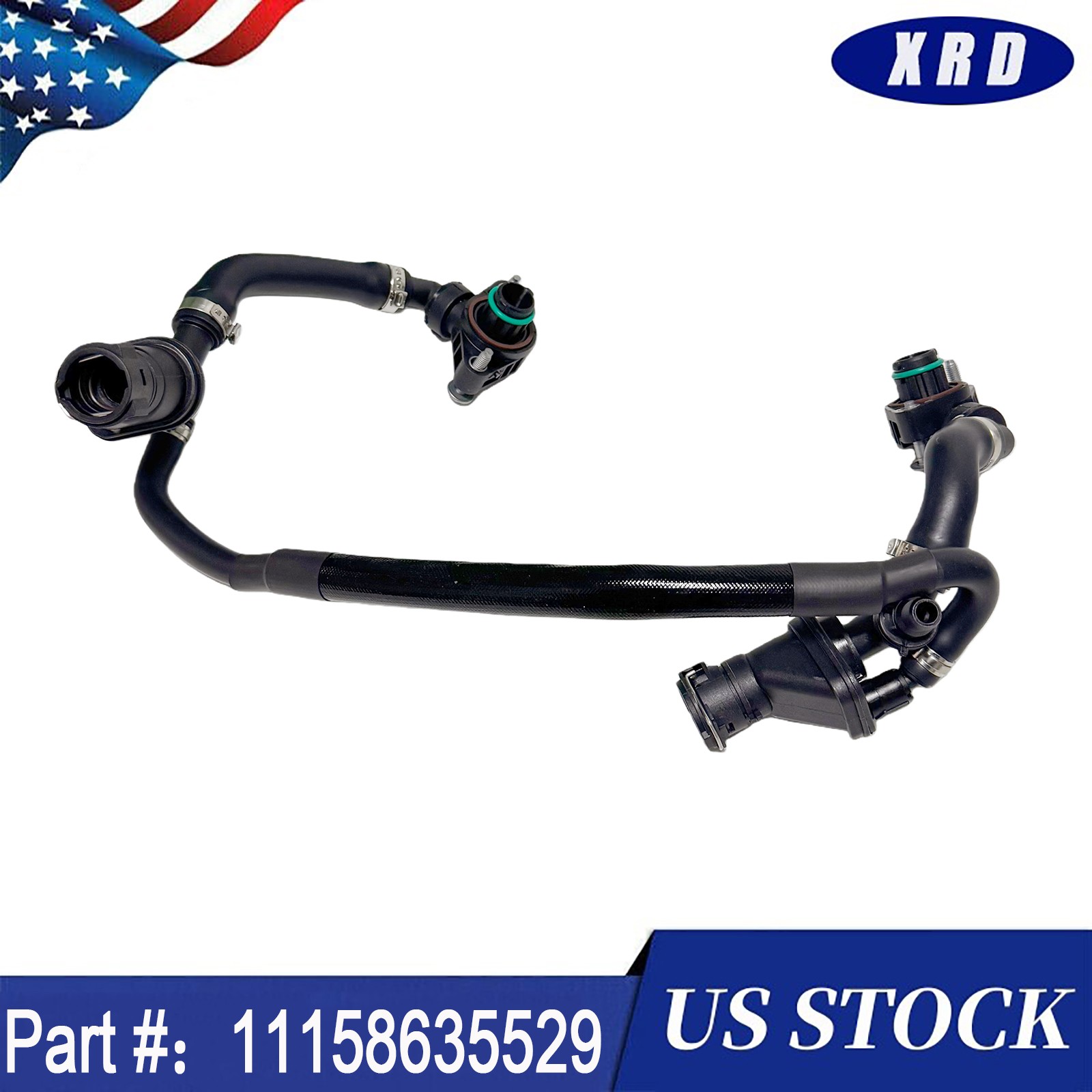 Fits For 2016-2018 BMW 7 Serise 750Li xDrive N63 11158635529 Crankcase Vent Hose