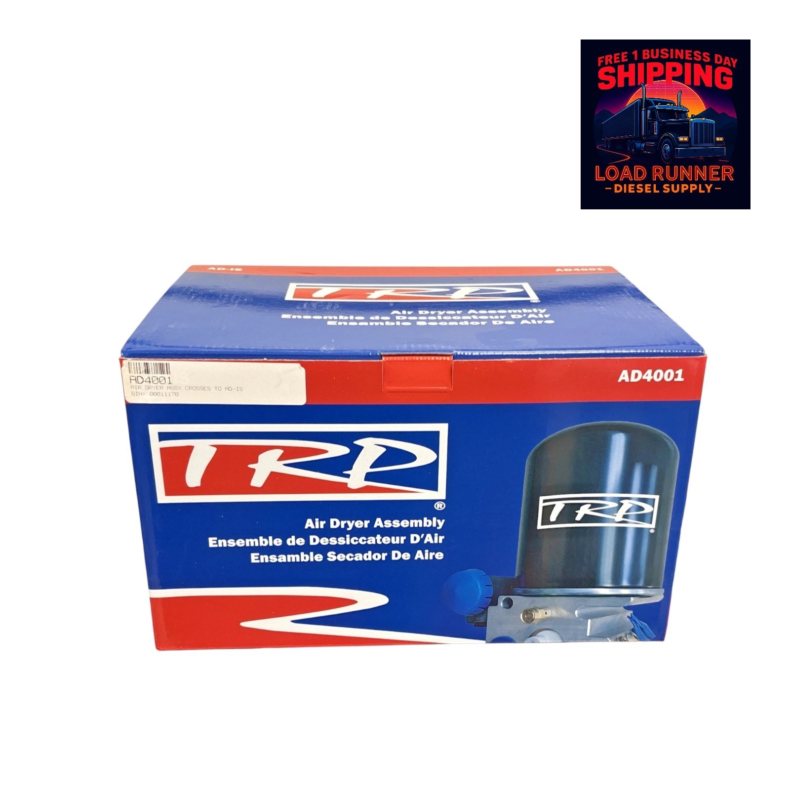 AD4001 TRP Air Dryer Assembly  AD-IS Replace Bendix  801266 5010848 Automan 170.
