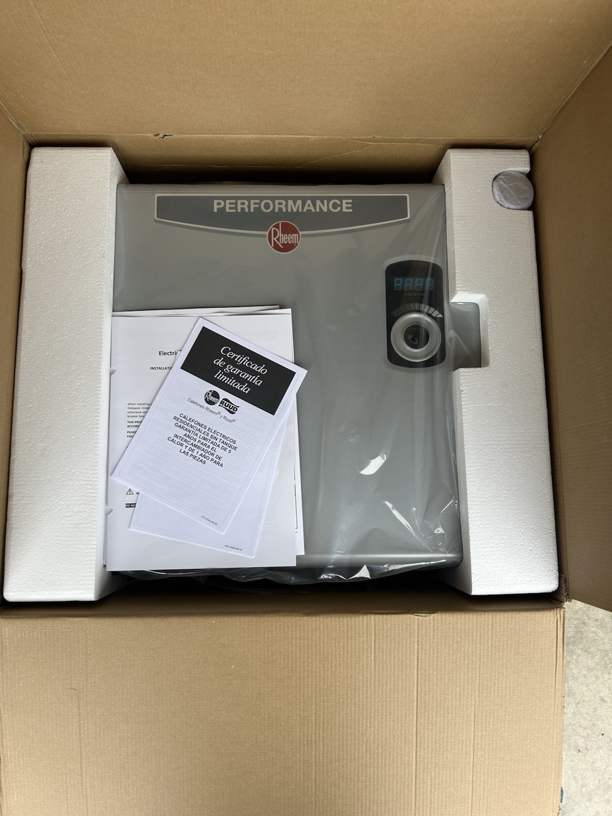 Rheem Performance 36kw Tankless Electric Water Heater RETEX-36