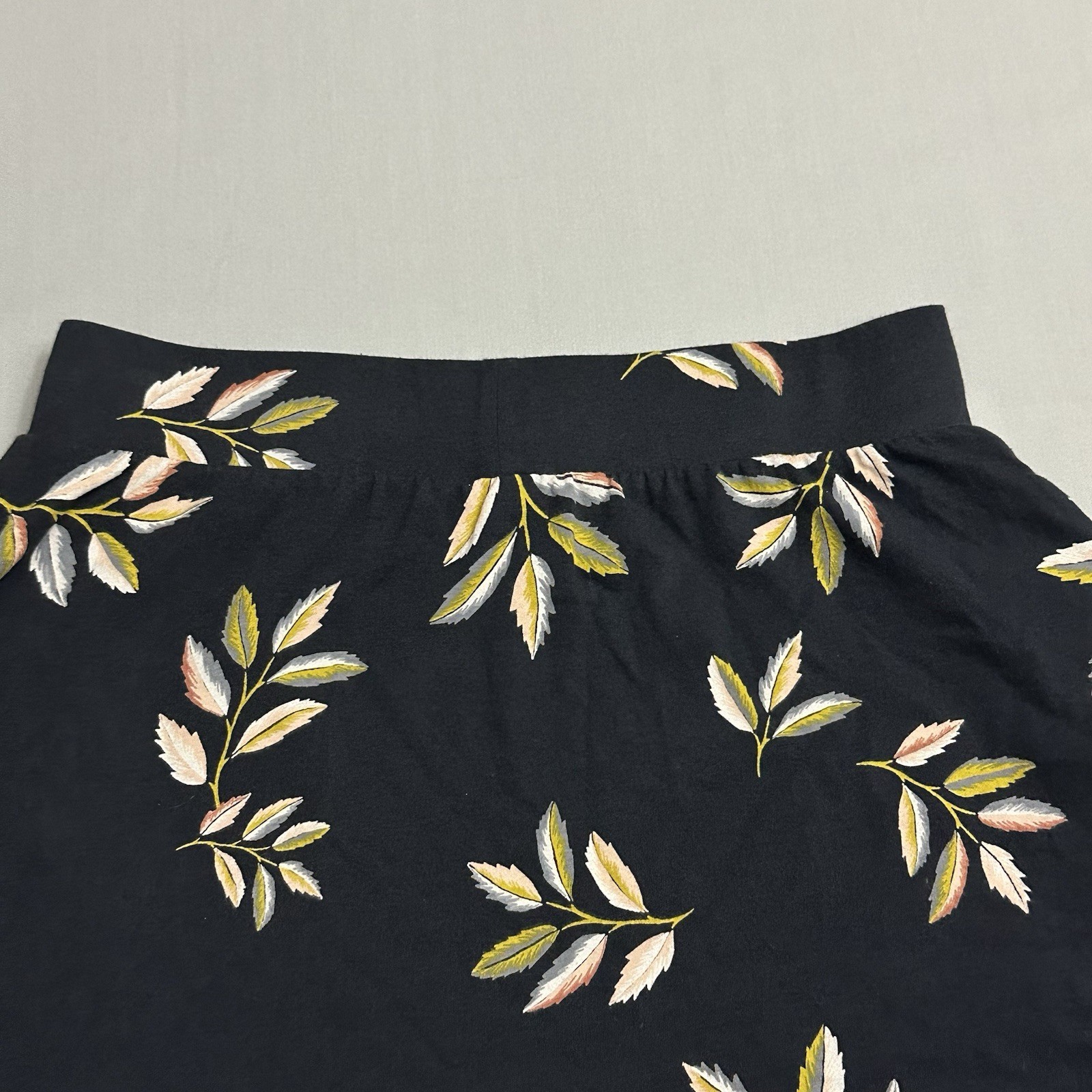 Pact Skirt Womens Small S Floral Pockets Short Pull On Organic Cotton Stretch