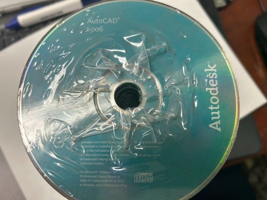NEW 100 Count Spindle of AutoCAD 2006 Autodesk CD Rom Cd's 00126-051452 WIN XP
