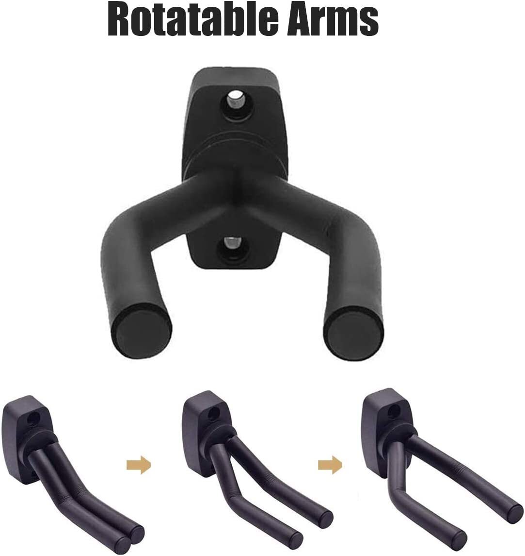 4Pack Wall Mount Guitar Hanger Hook Holder Display Stand Fits Mandolin Ukulele