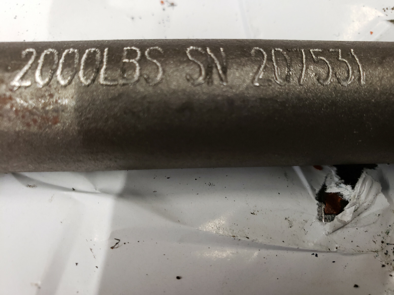 LMHE JC8601 2000 lb Steel Foundry lifting J-Hook 7/8" . x 8-1/2" MADE IN USA