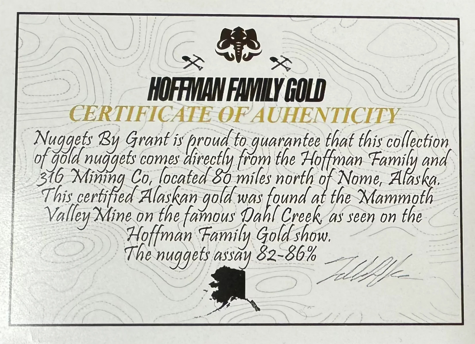 Todd Hoffman's Mammoth Valley Gold Rush Nuggets #25-14 Mesh 1 Gram of Fines