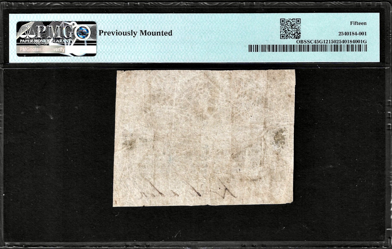 July 1, 1831 Charleston South Carolina Obsolete Banknote 25¢ Note PMG Choice F15