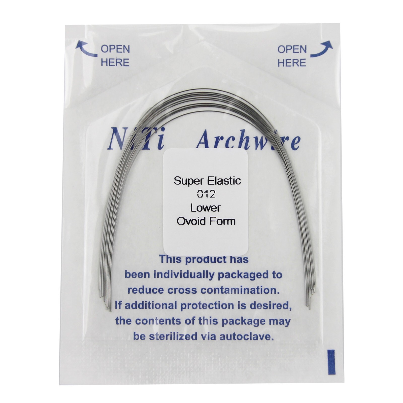 100pcs Dental Orthodontic Arch Wires Niti Rectangular Round Arcos de Ortodoncia