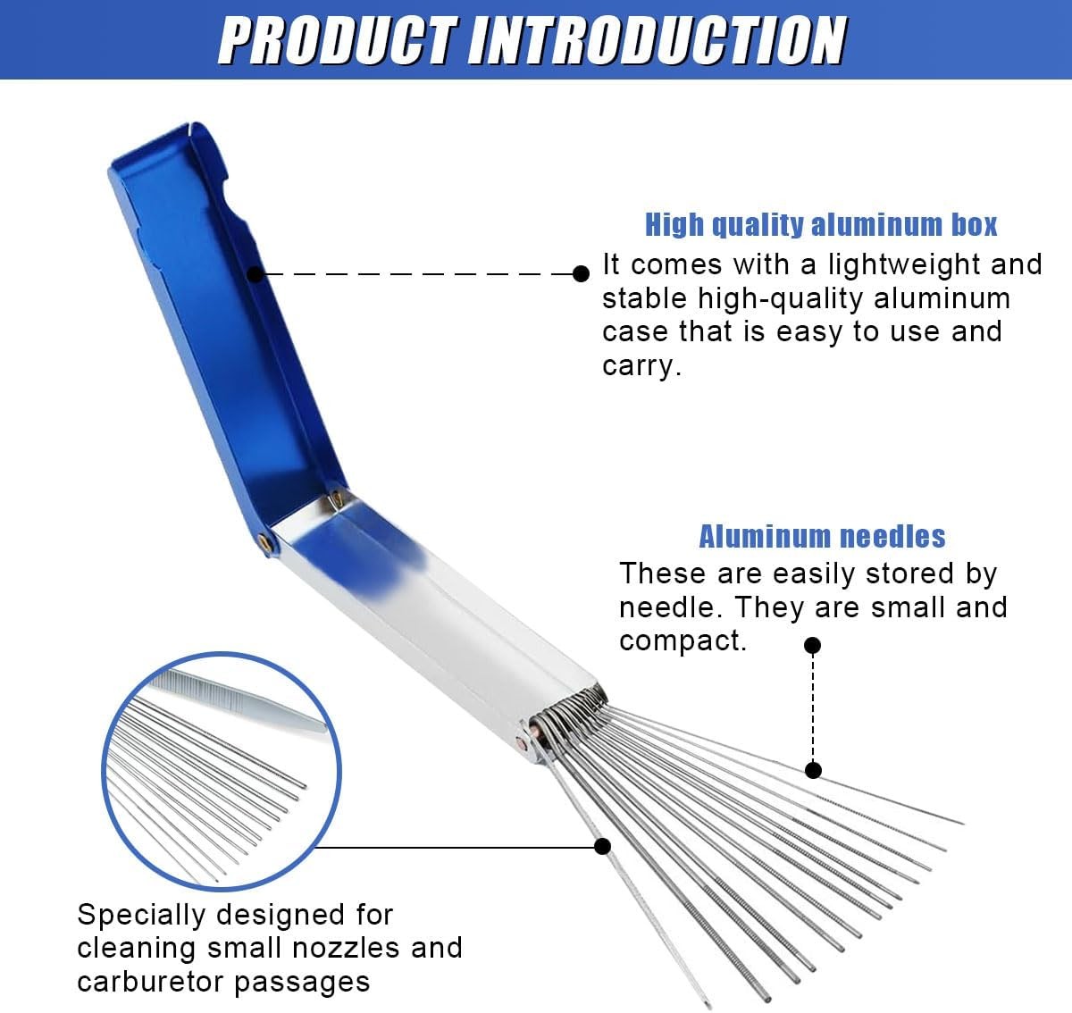 Carburetor Cleaning Kit, Carbon Dirt Jet Remove Torch Tip Cleaner Set...