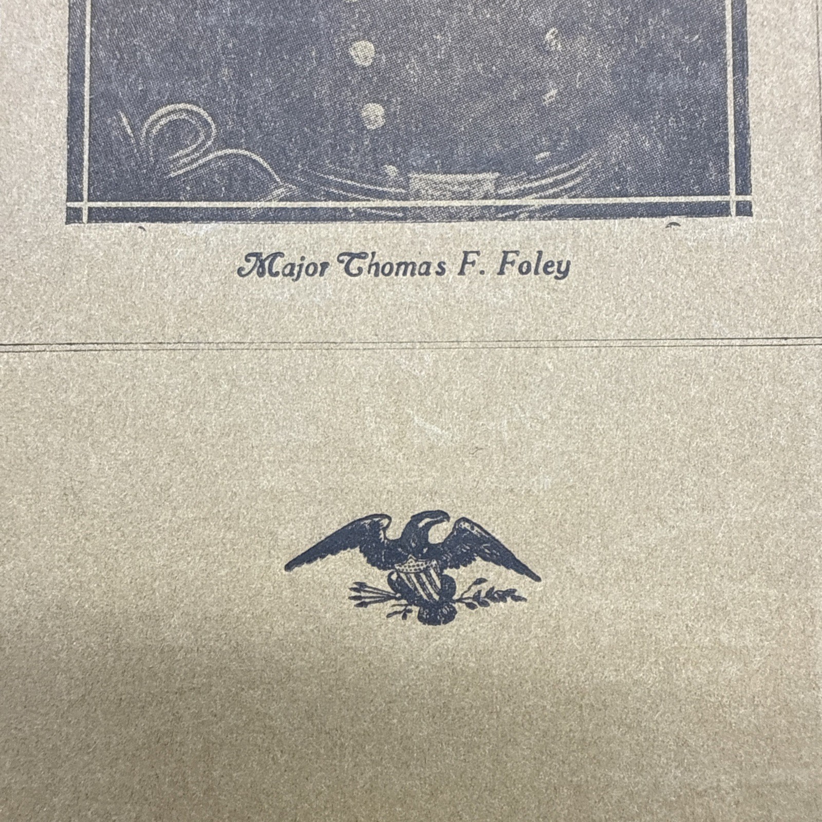 WWI 1919 Welcome Home Dinner Tribute Co. G 101st Infantry 26th Division menu YD