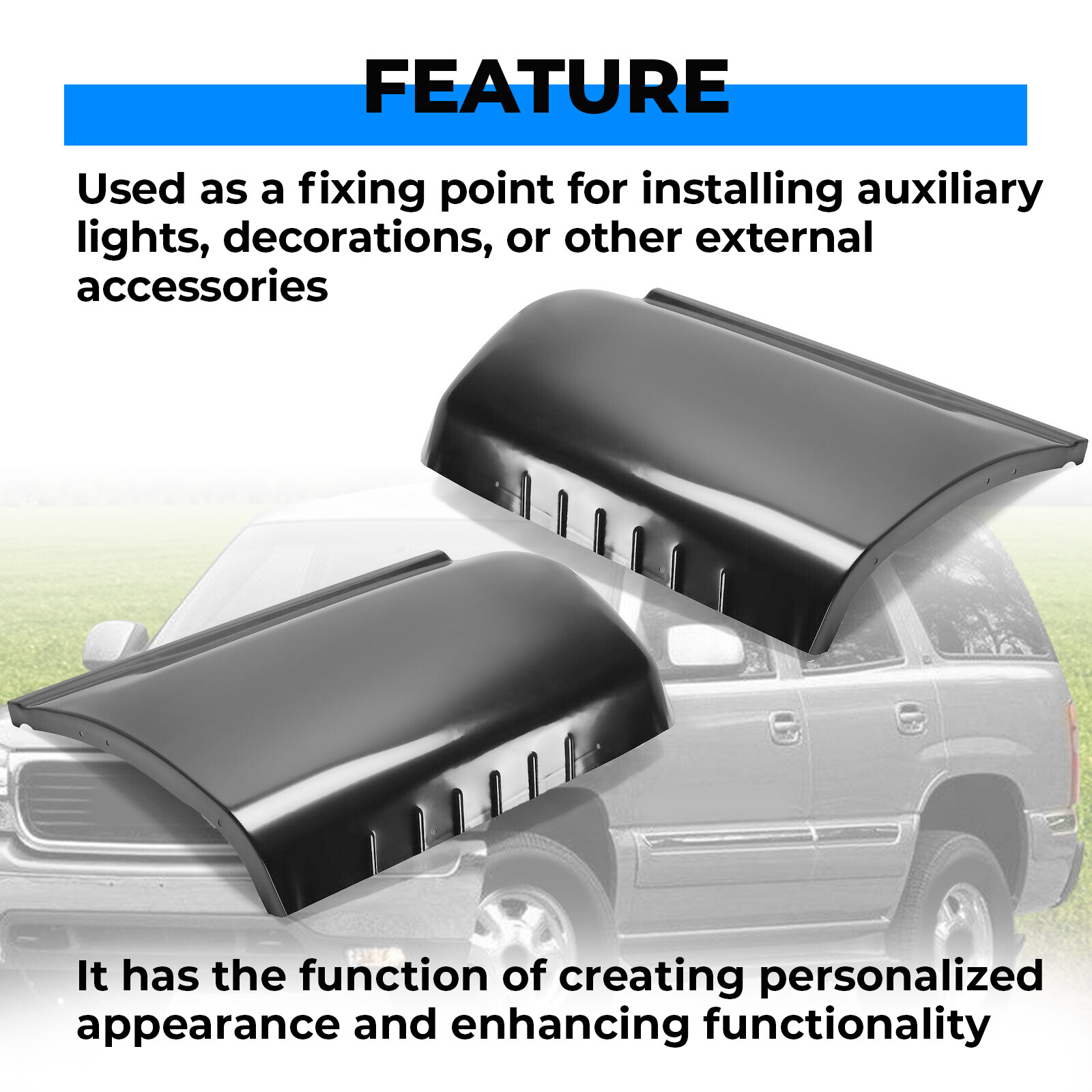 For 2000-2006 Chevrolet Suburban 1500 2500 Pair Lower Rear Quarter Panel Section