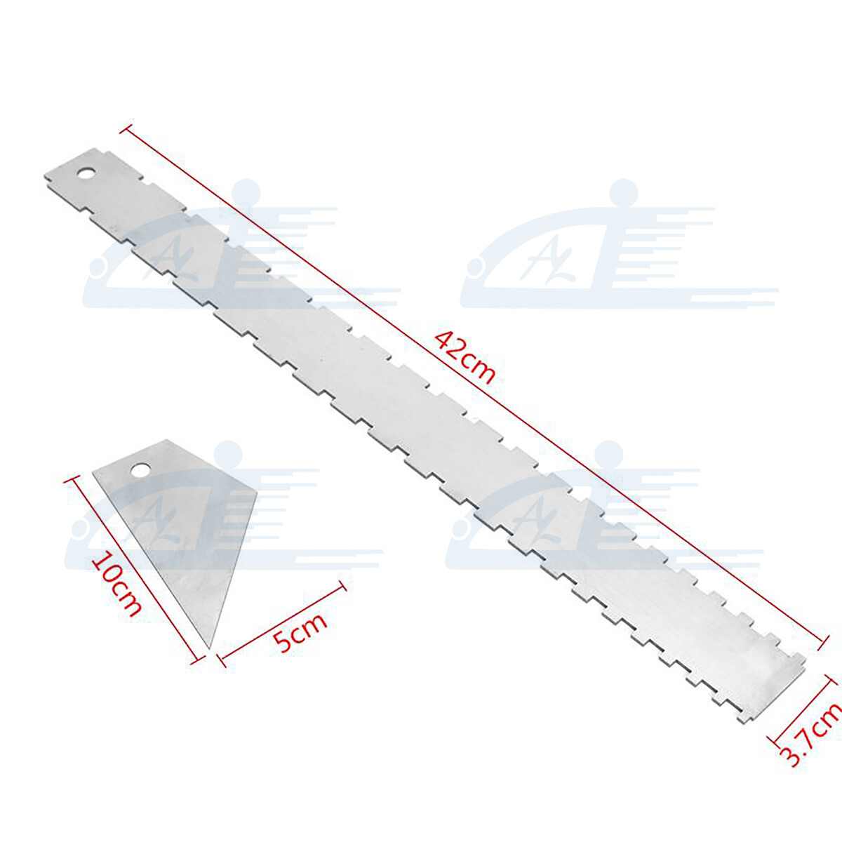 Designed Guitar Neck Notched Straight Edge And Fret Rocker Luthier Tools Kit Set