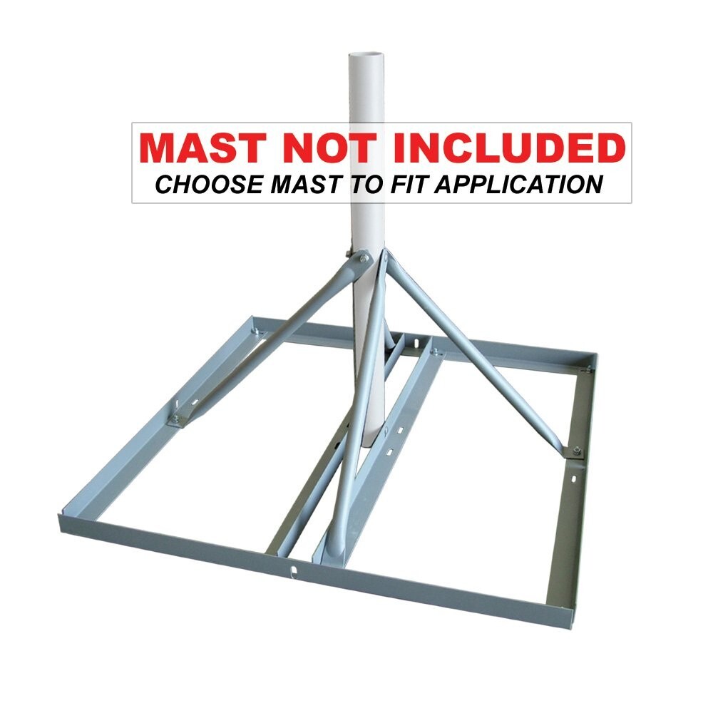 Skywalker Non-Penetrating Roof Mount Base for Flat Roof (Mast Not Included)