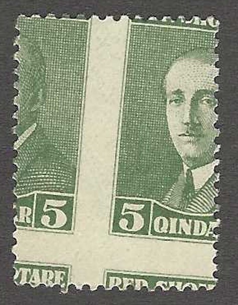 Albania, 1925, Scott #188 Misperf Error, Mint, N.H.