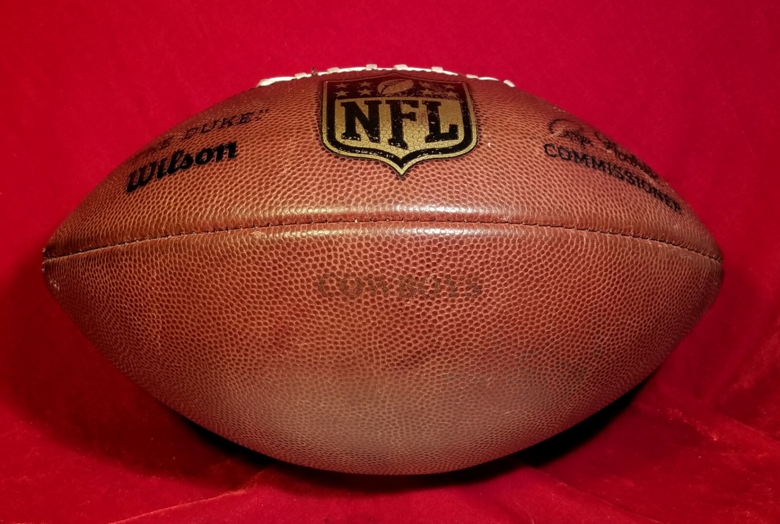 2012 Dallas Cowboys Team Game Football RARE NFL Duke Gamer Ball vtg