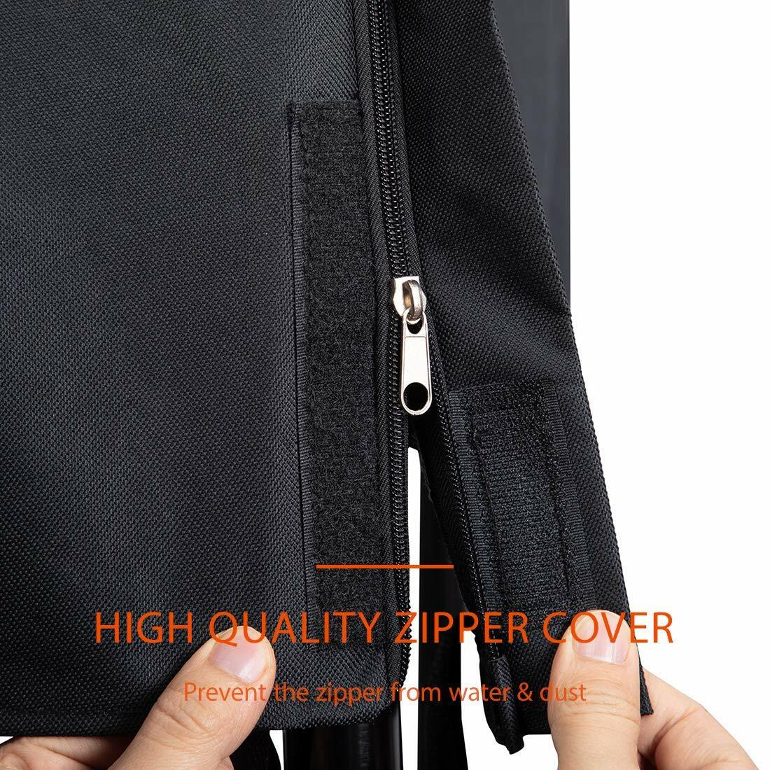 4/8ft 600D Zippered Waterproof Firewood Cover Wood Log Rack Outdoor Storage