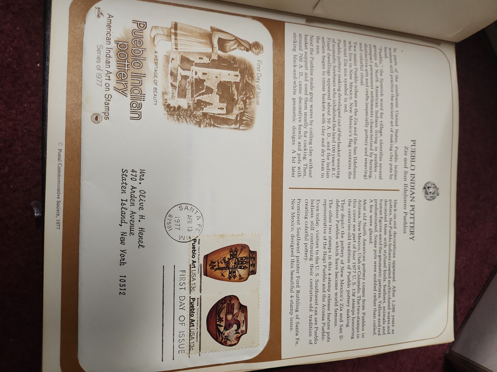 First DAY Postal Commemorative Society Stamp Book Covers Stamps 1975-77