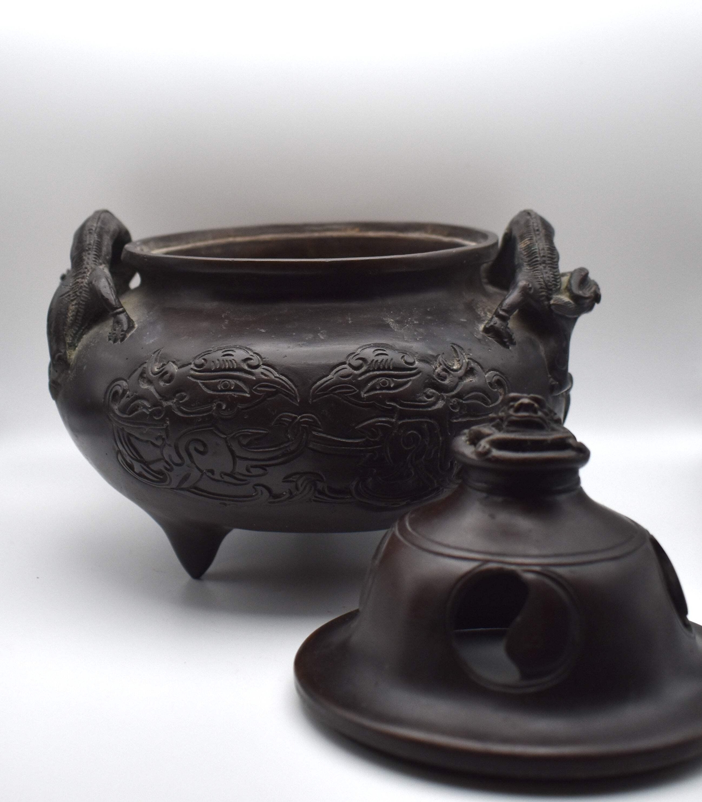 Chinese 20th Century Xuande Mark Bronze Censer